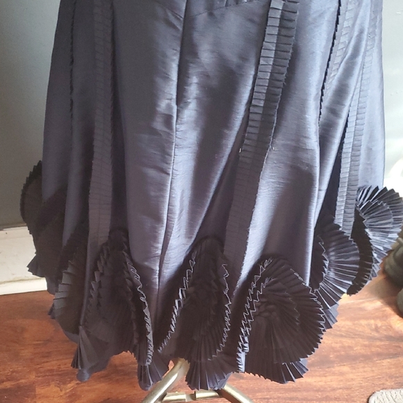 Etoile Blue Strapless Sweetheart Fit and Flare Dress Size 6 - Picture 10 of 17